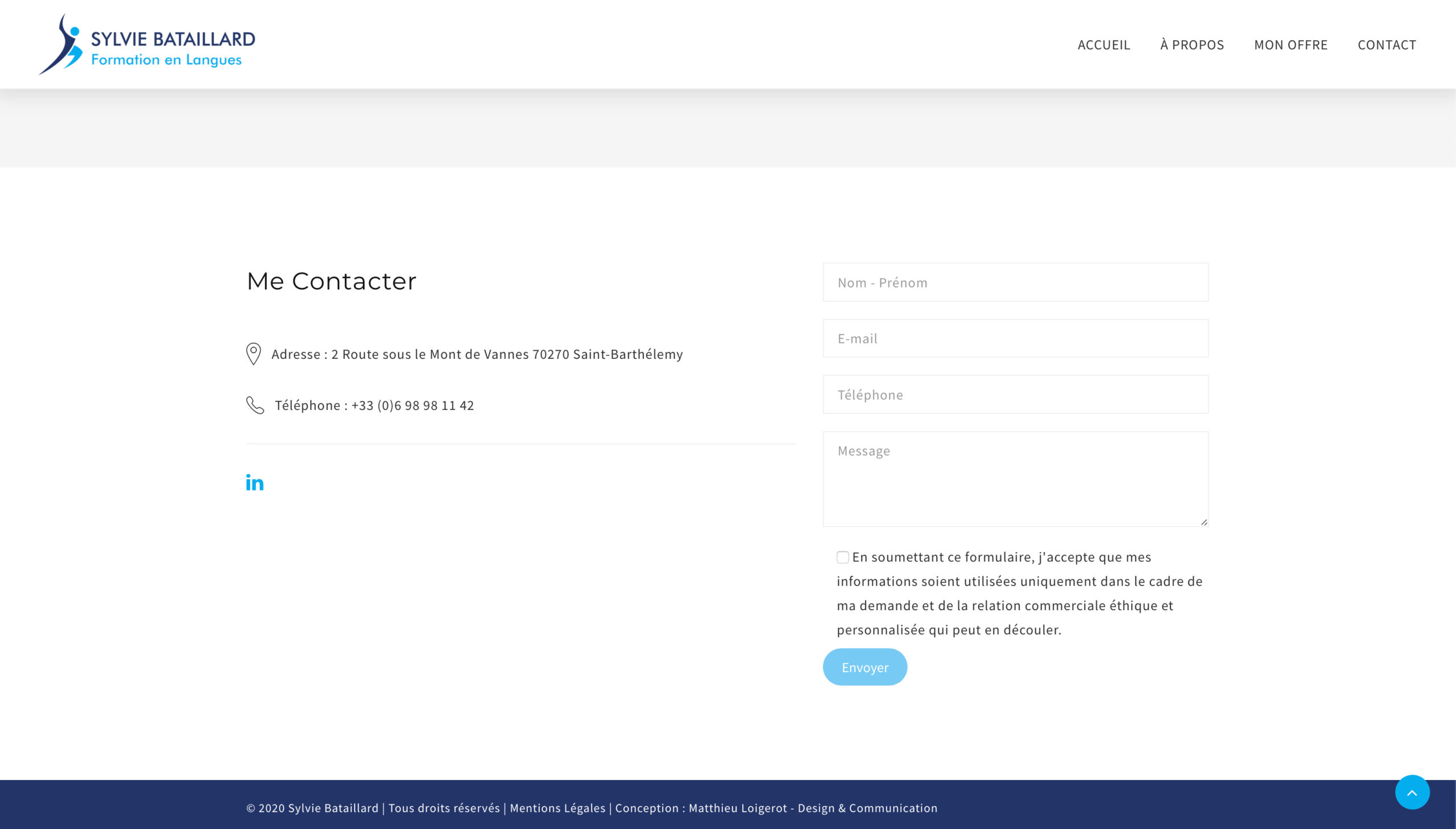 Sylvie Bataillard | Consultante formatrice en langues – 2020 – Webdesign – Matthieu Loigerot Sylvie Bataillard | Consultante formatrice en langues - 2020 - Webdesign - Matthieu Loigerot