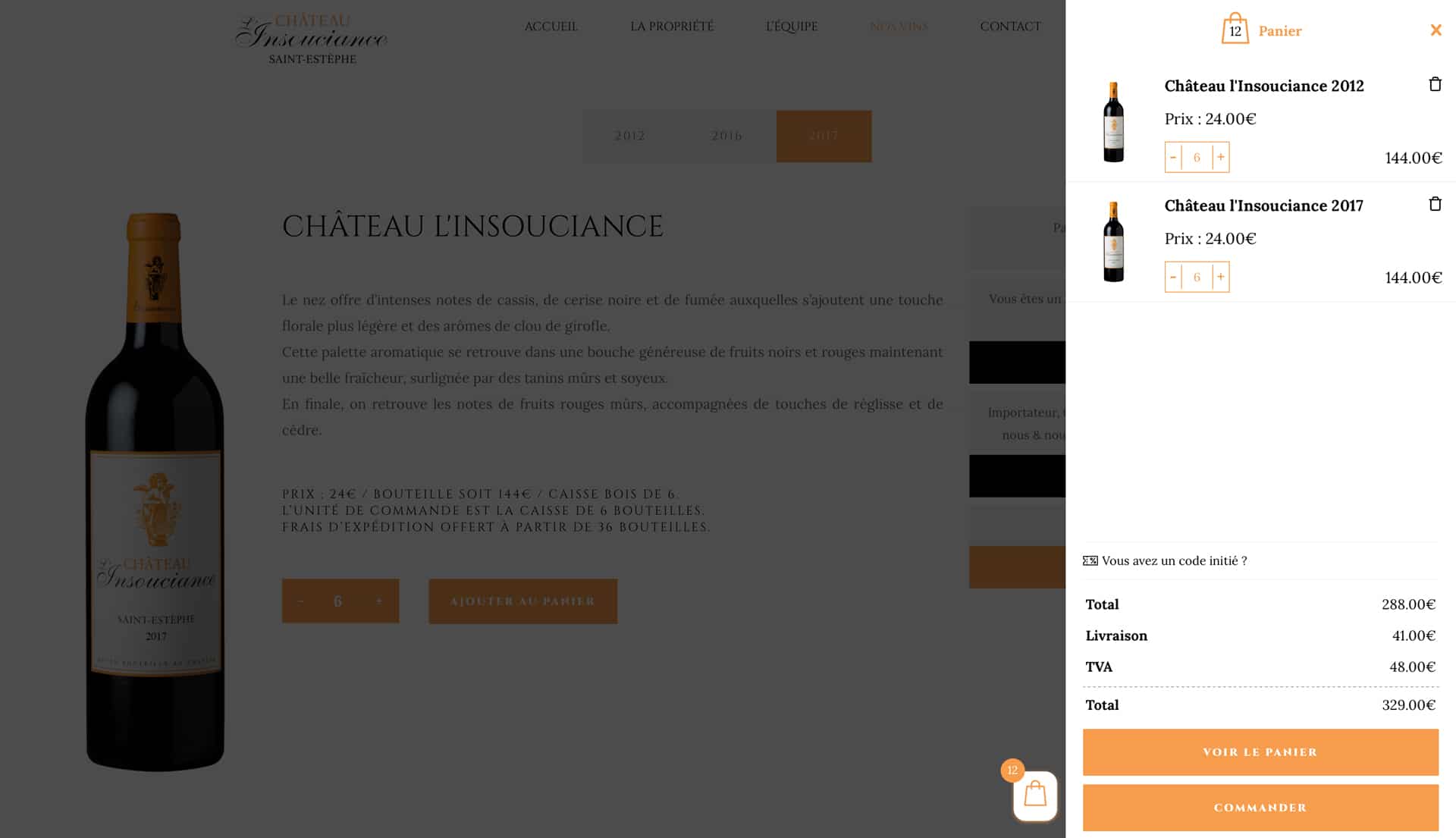 Château l’Insouciance – 2020 – Webdesign – Matthieu Loigerot Château l'Insouciance - 2020 - Webdesign - Matthieu Loigerot