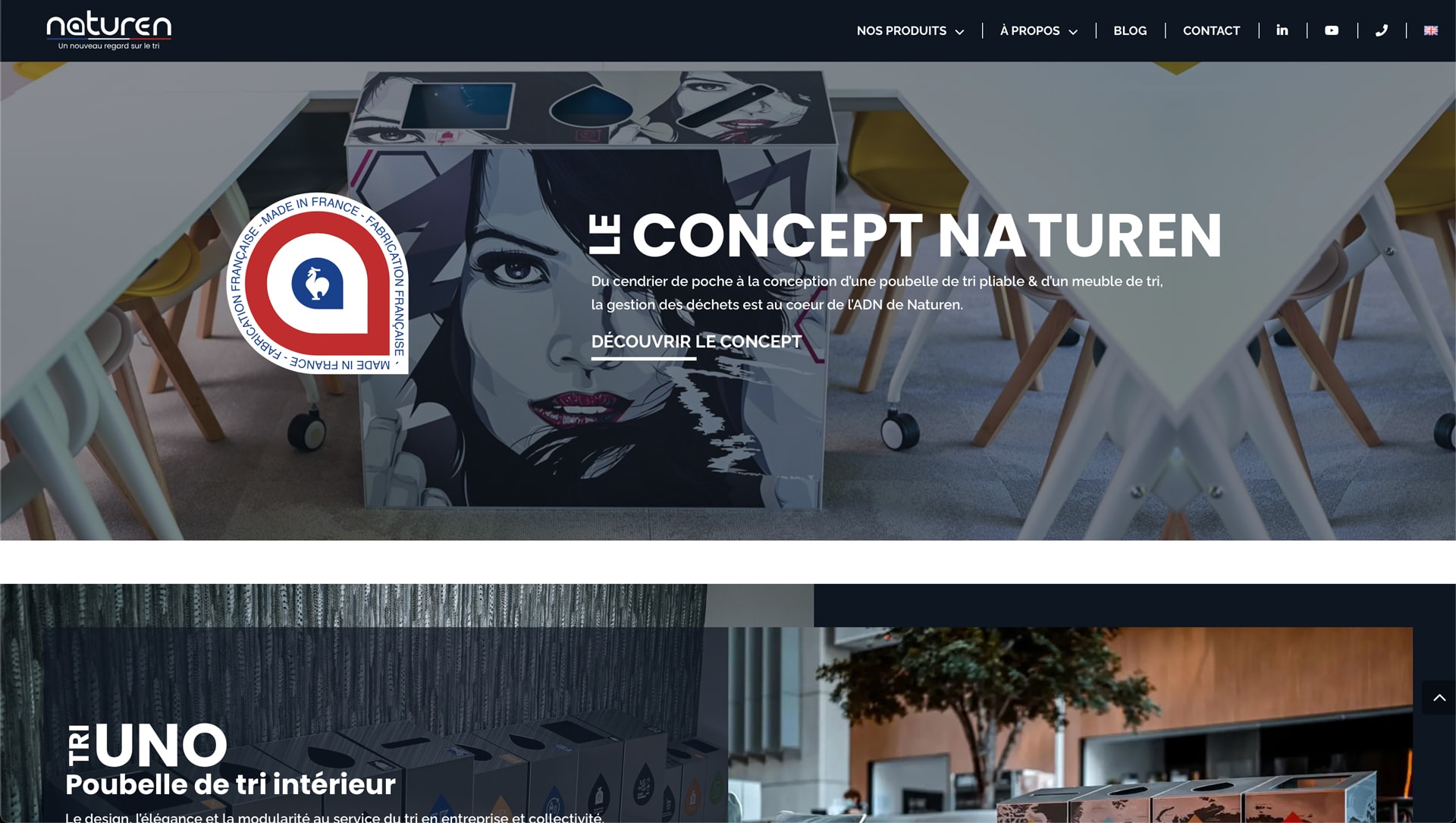 Site internet Naturen - 2022 - Webdesign - Matthieu Loigerot