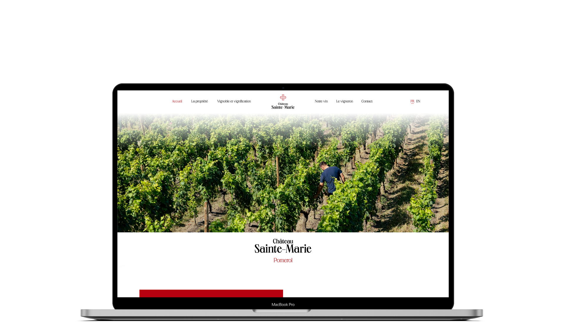 Château Sainte-Marie - 2025 - Webdesign - Matthieu Loigerot