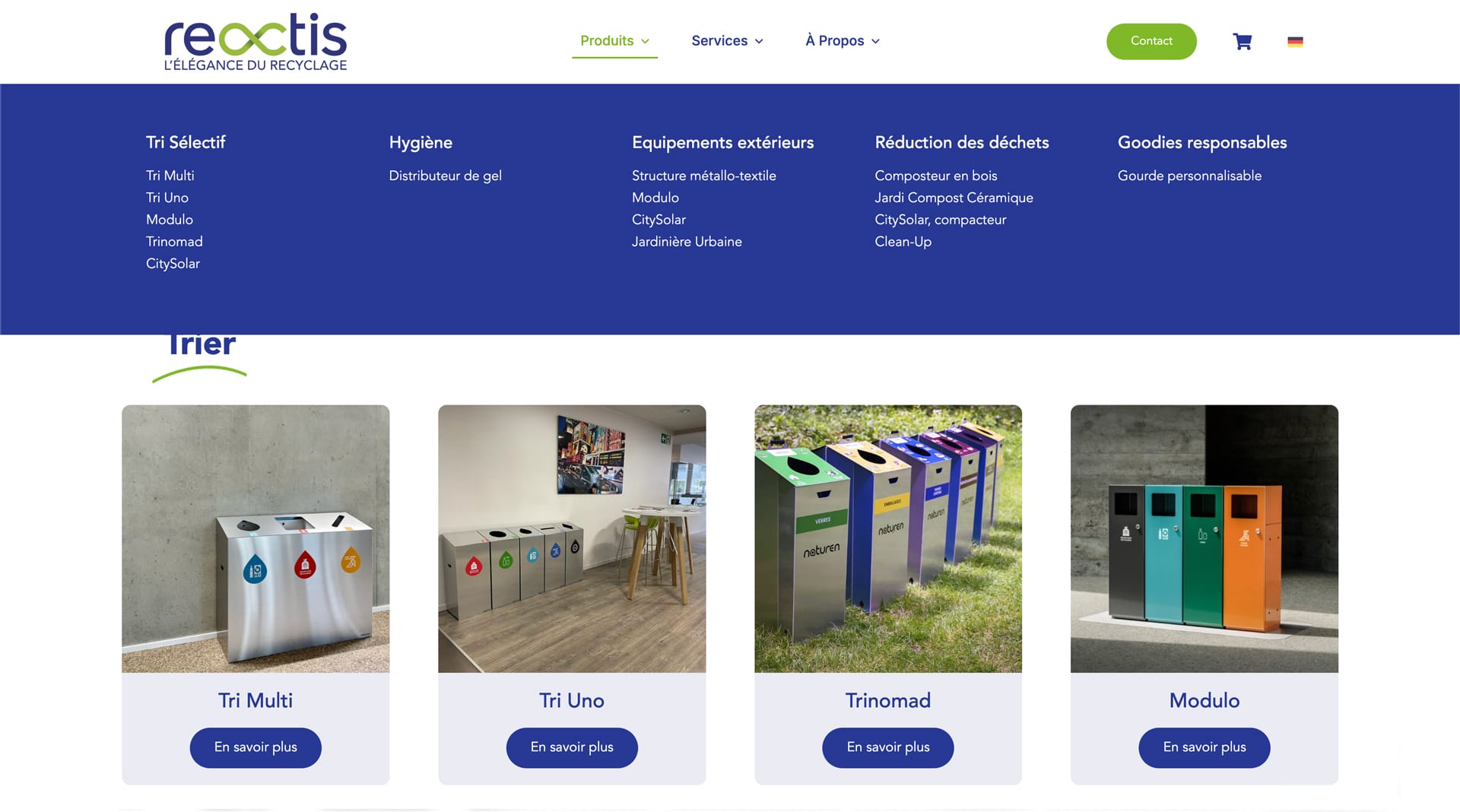 Reactis - 2025 - Webdesign - Matthieu Loigerot