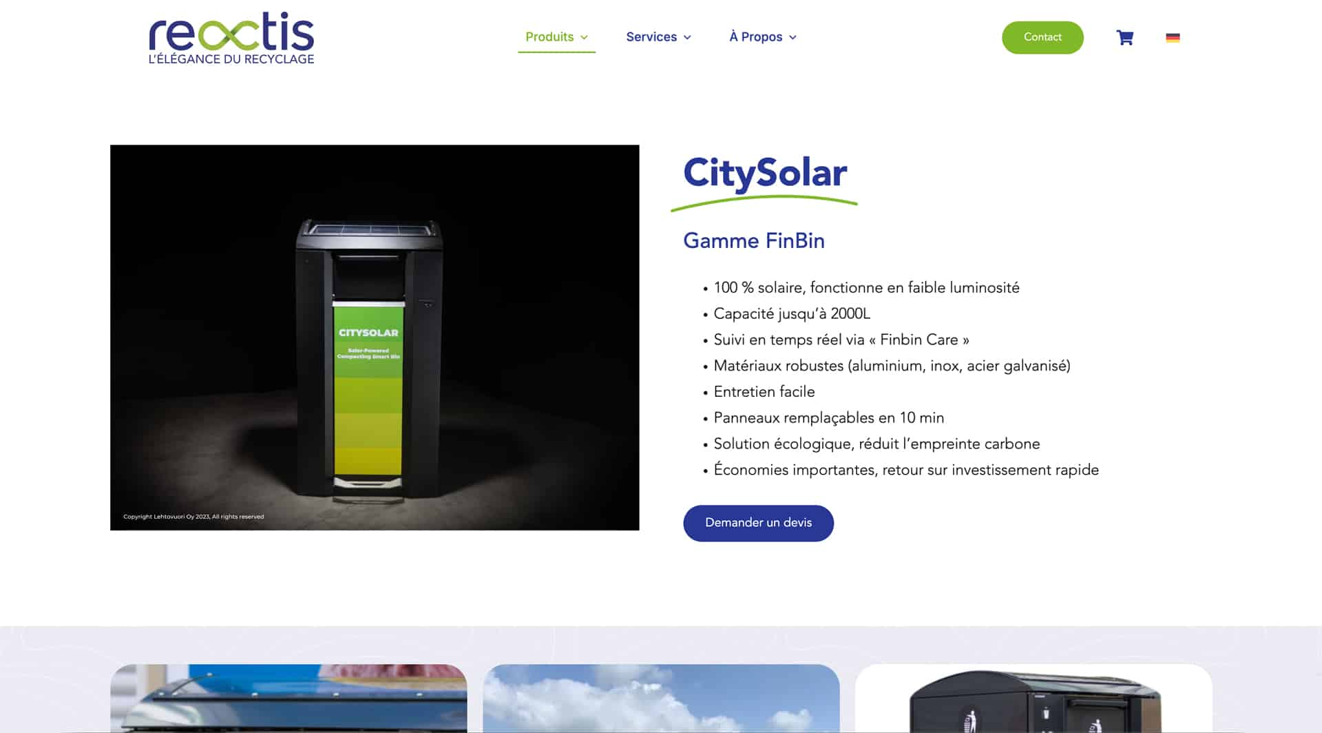 Reactis - 2025 - Webdesign - Matthieu Loigerot